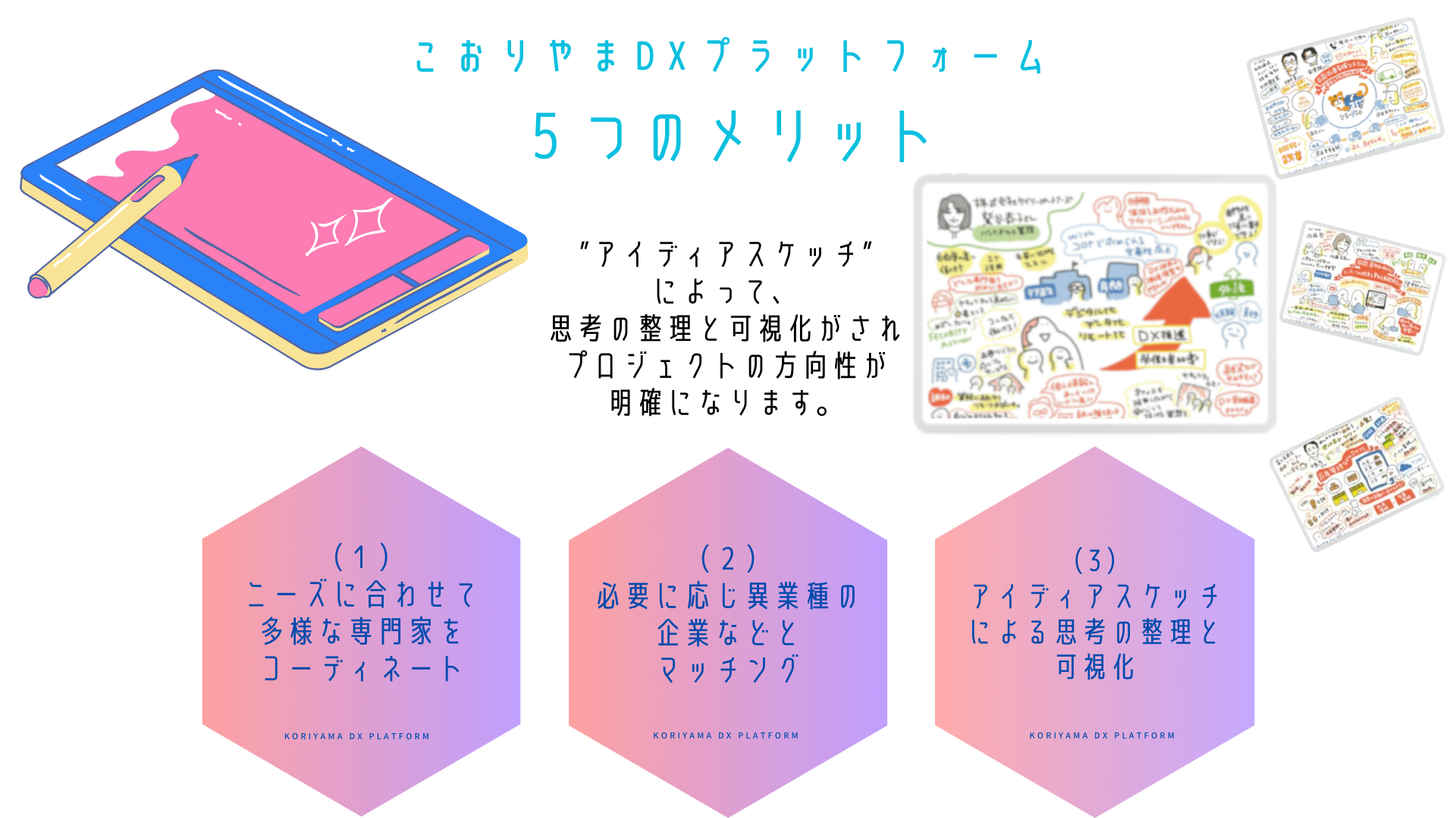 こおりやまDXプラットフォームのメリット